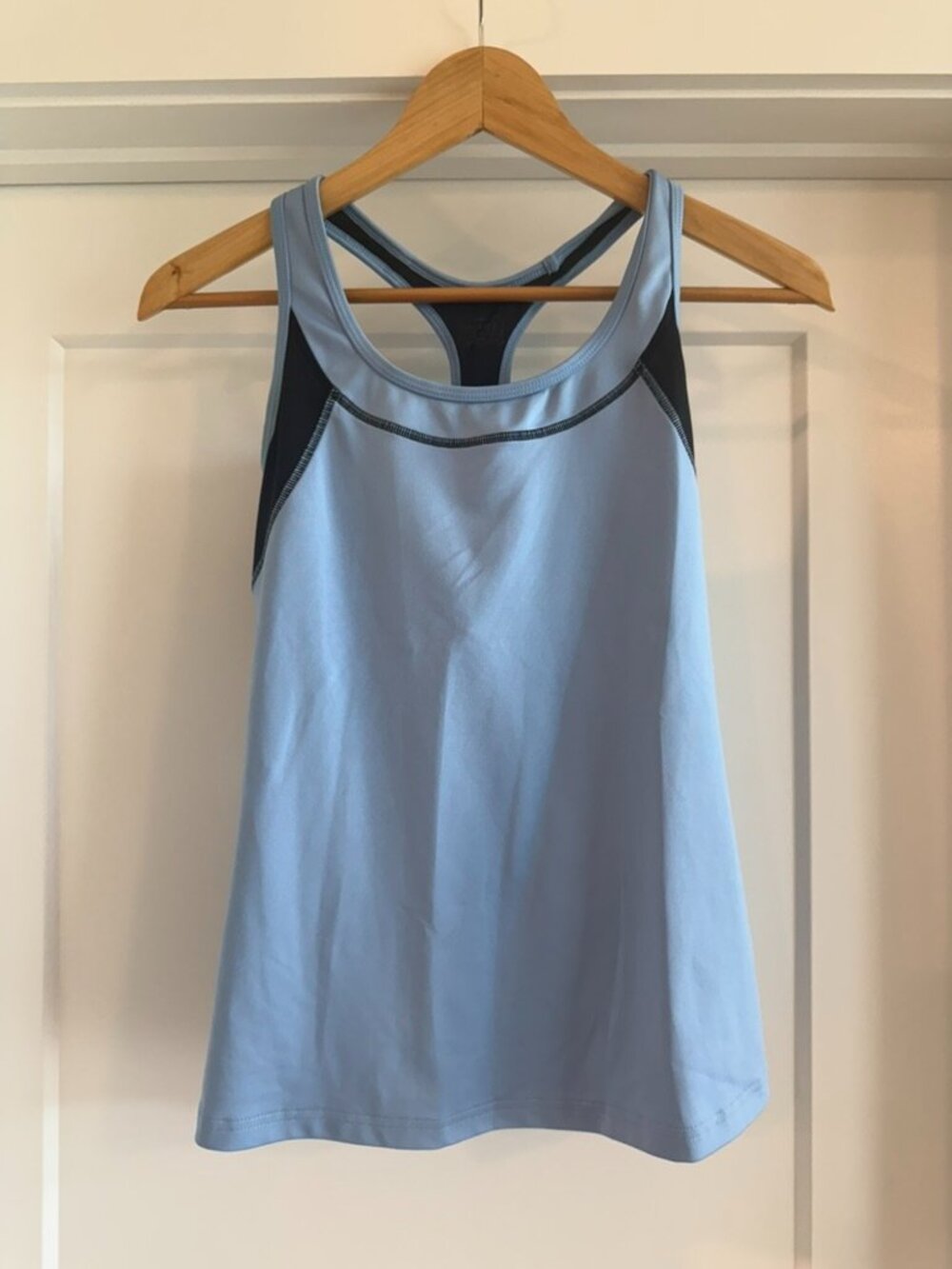 Aspire Blue Racerback Athletic Workout Tank Top Women’s Small